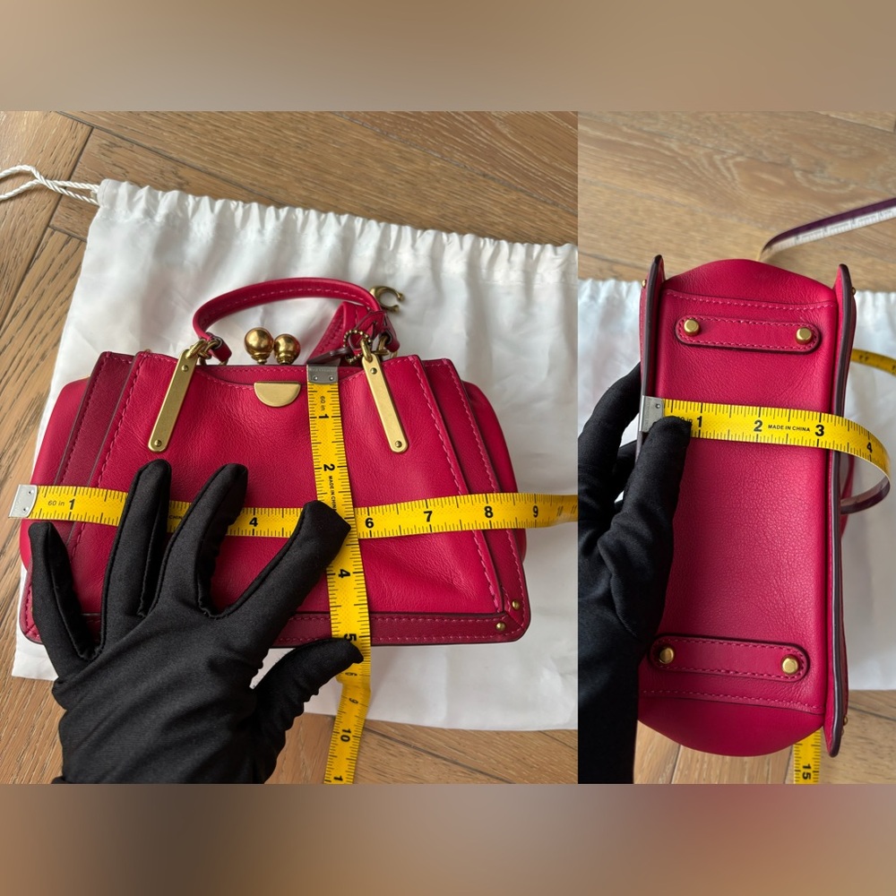 COACH Kisslock Dreamer 21 Bag in Red - Picture 16 of 16